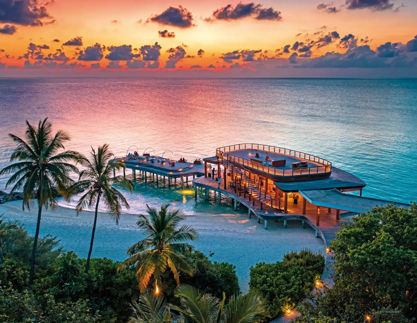 Sirru Fen Fushi, Private Lagoon Resort Landschaft