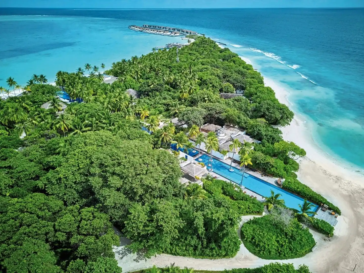 Sirru Fen Fushi, Private Lagoon Resort Landschaft