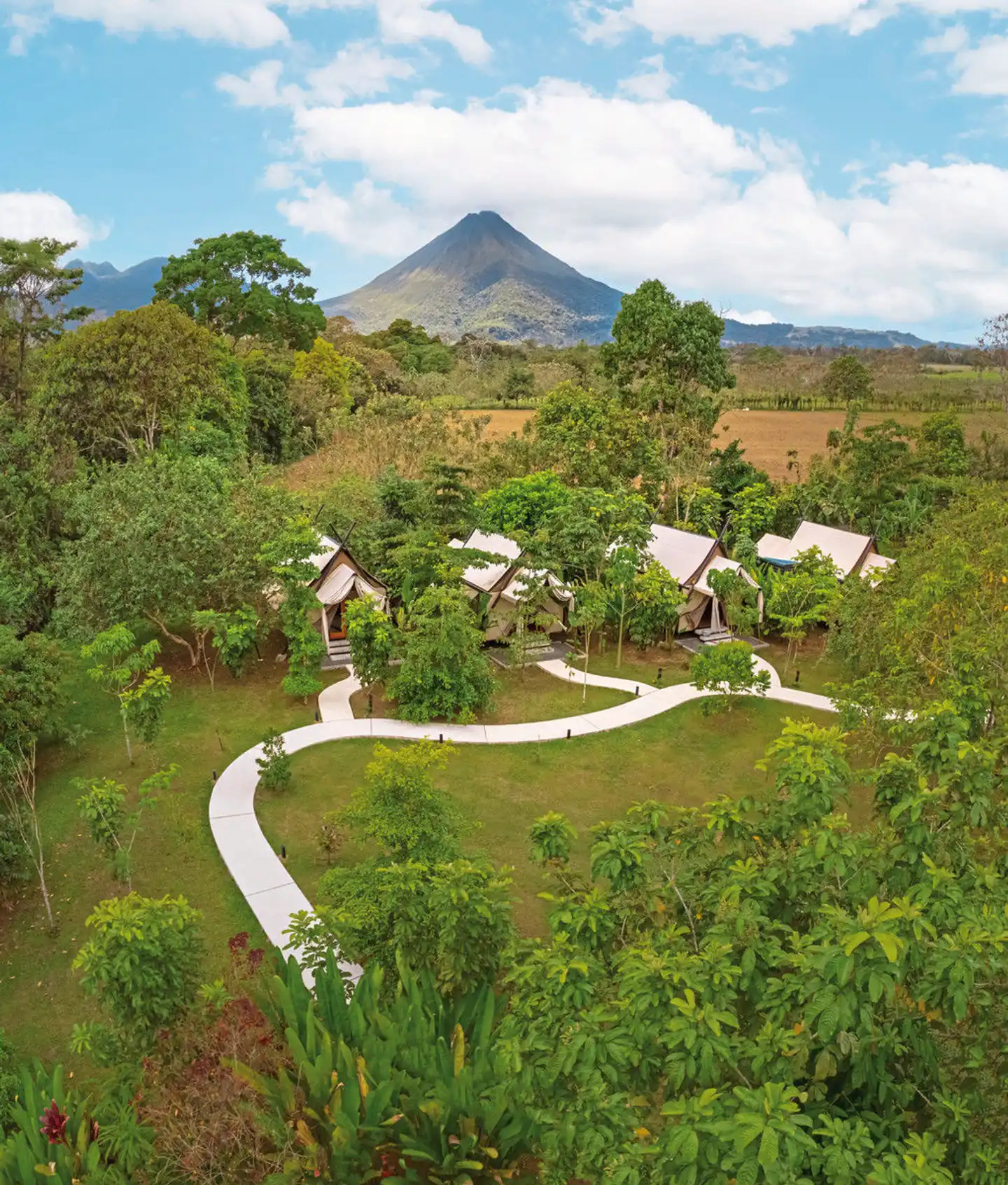 Hotel Arenal Glamping Garten