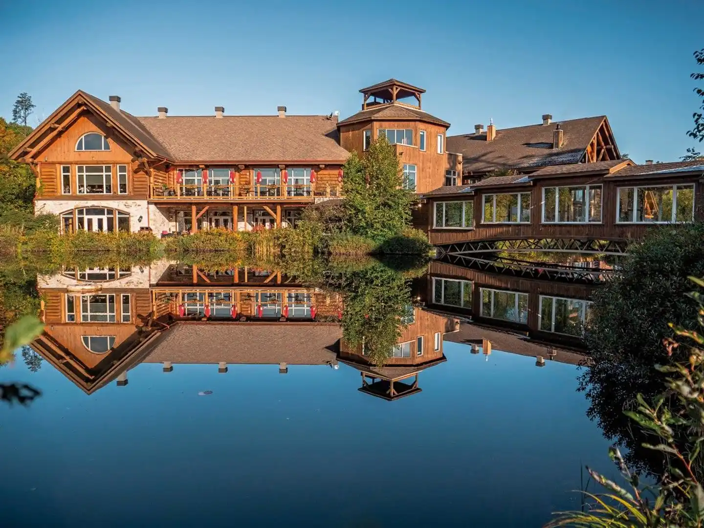 Auberge du Lac Taureau Aussenansicht