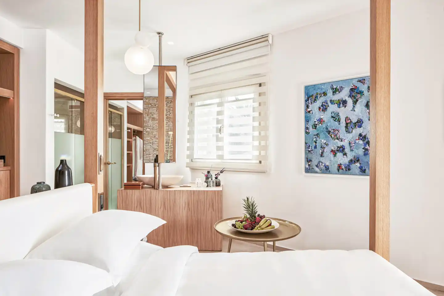 Myconian Naia, Luxury Suites BATHROOM