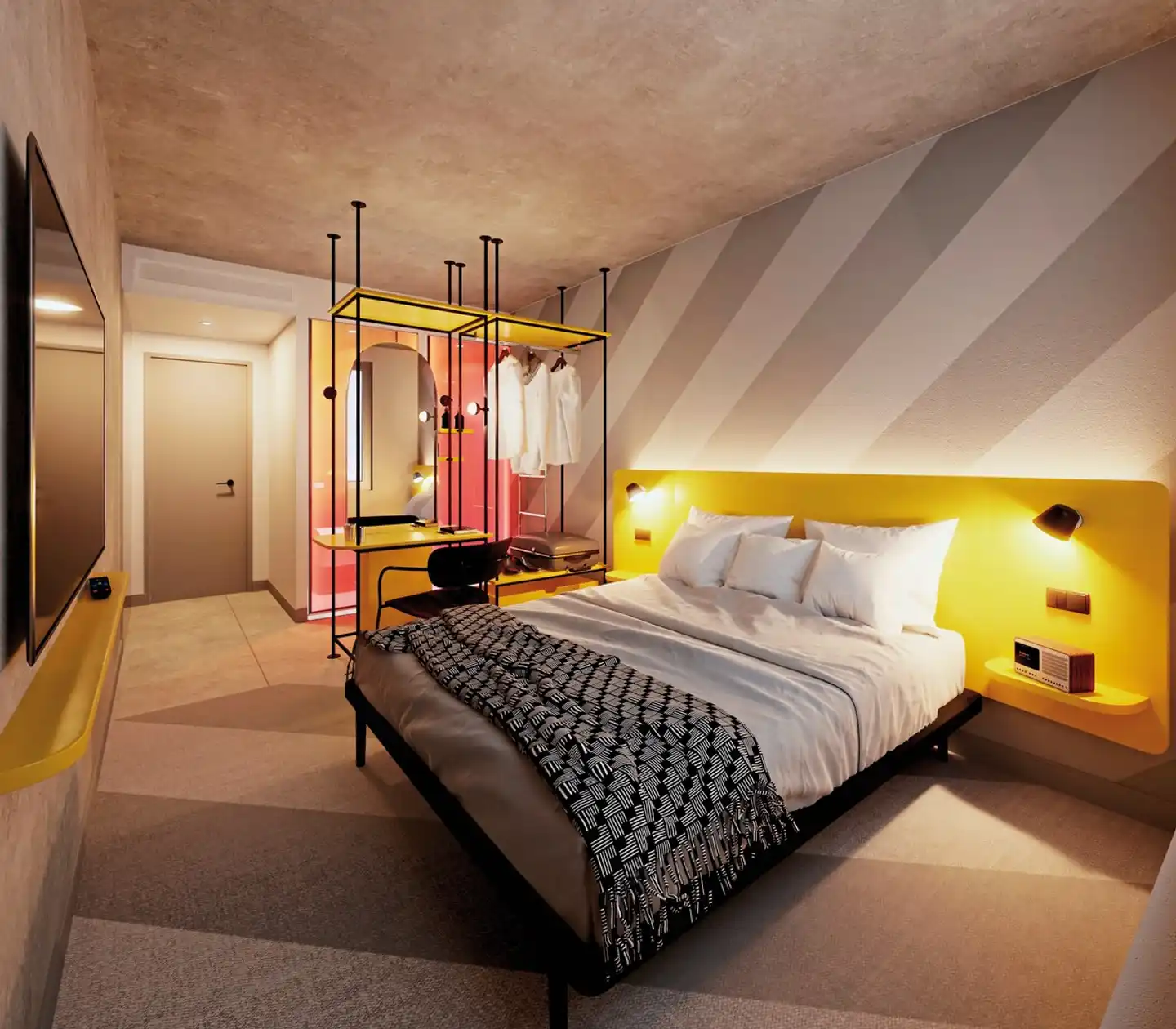Ibis Styles Hamburg HafenCity Wohnbeispiel