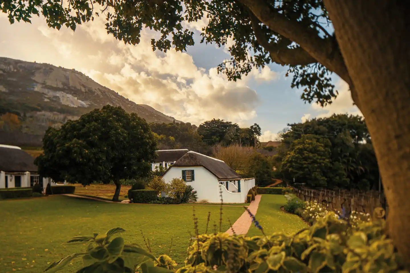 Grande Roche Hotel Garten