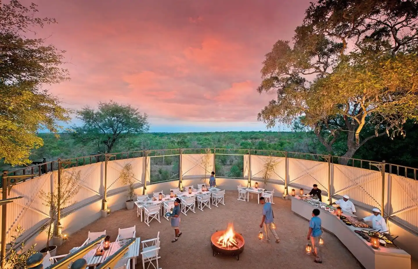 andBeyond Kirkman's Kamp Terrasse
