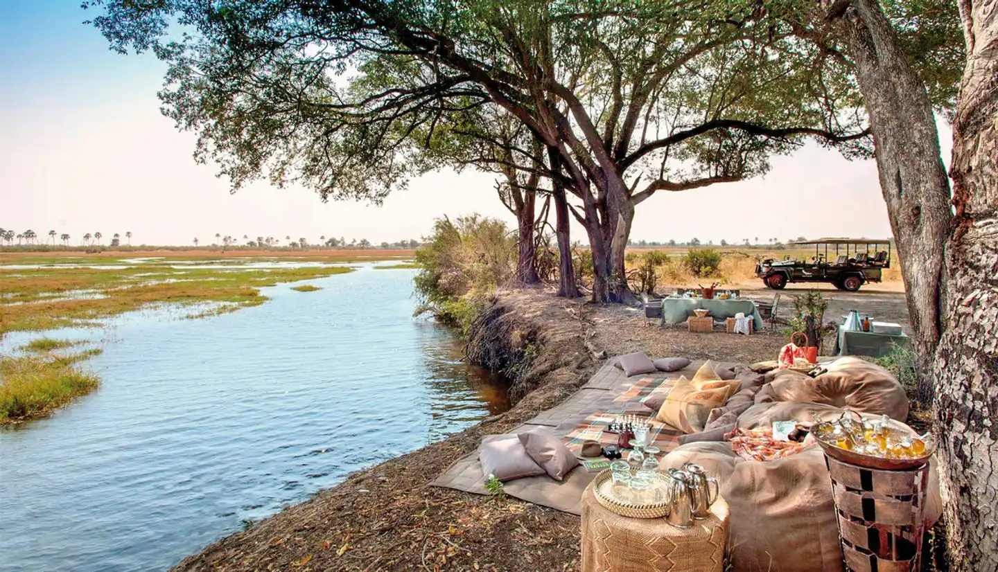 andBeyond Sandibe Okavango Safari Lodge Landschaft