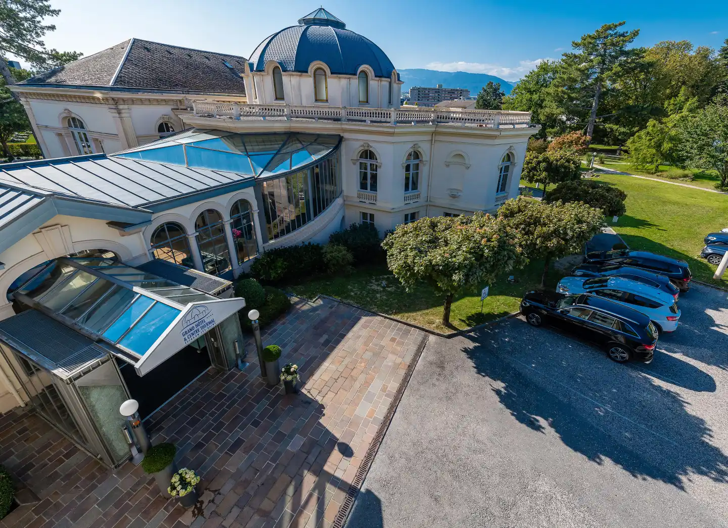 Grand Hôtel et Centre Thermal Aussenansicht