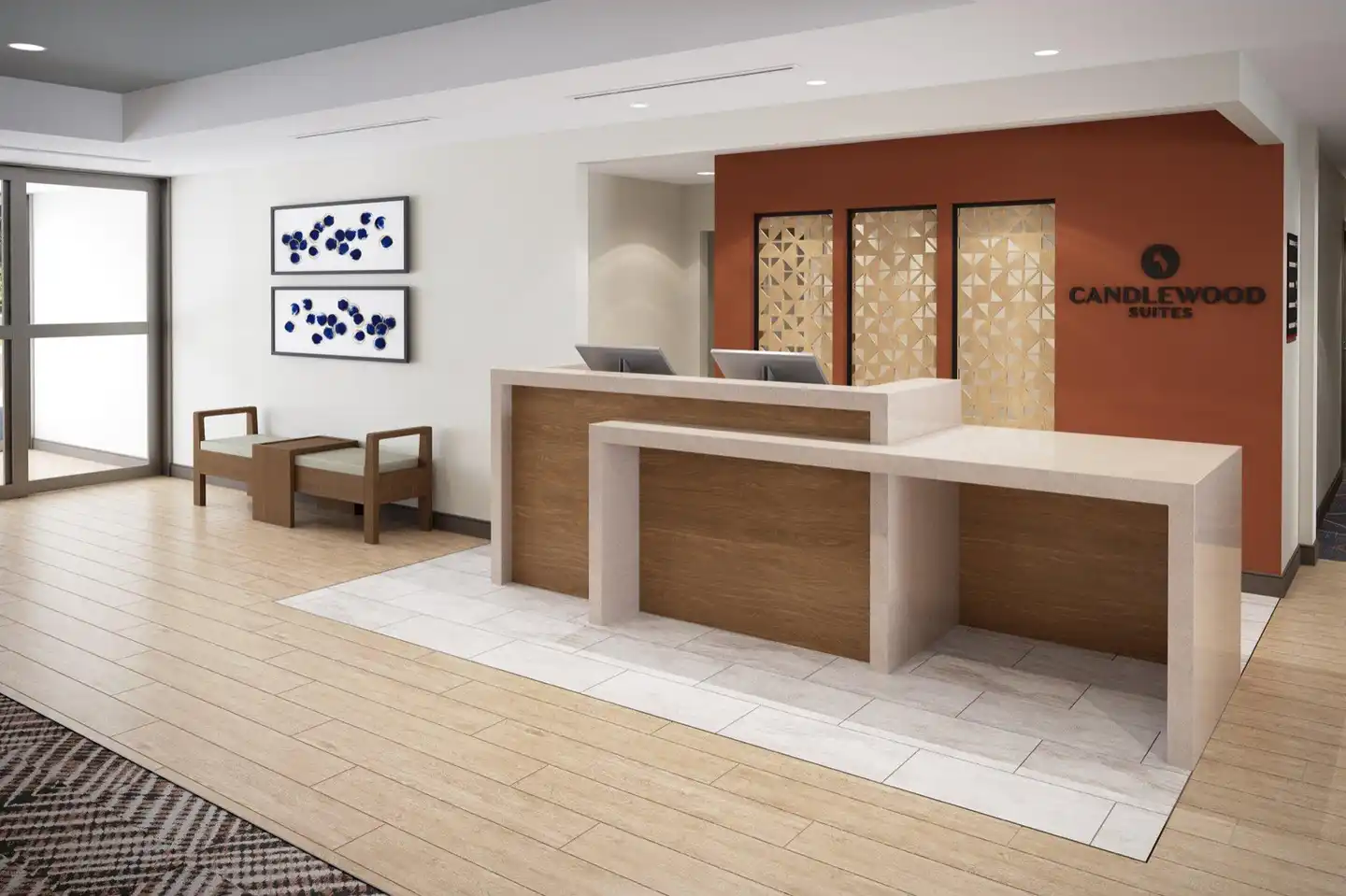 Hawthorn Suites by Wyndham DFW Airport North Lobby