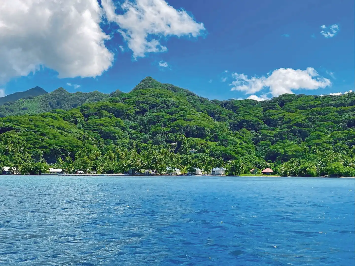 Opoa Beach Hotel Landschaft