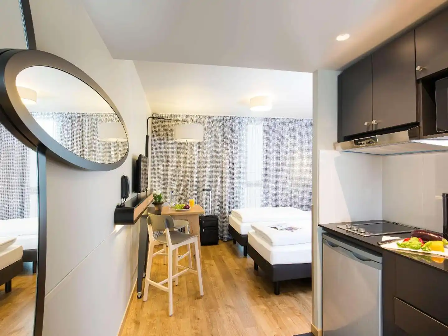 Aparthotel Adagio access München City Olympiapark Wohnbeispiel