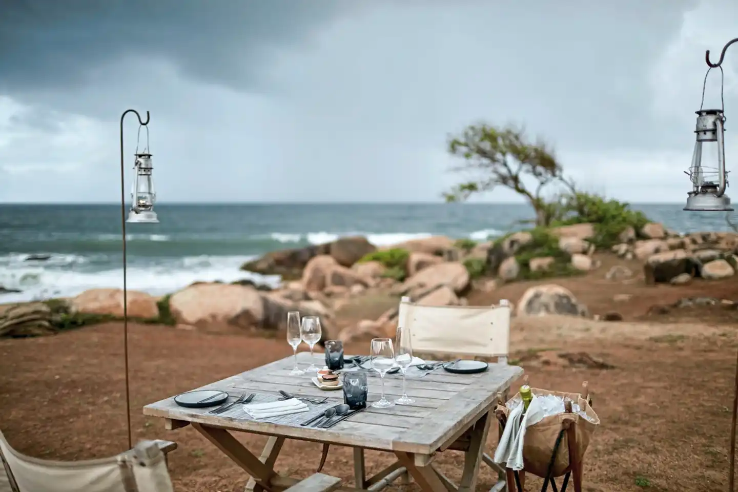 Wild Coast Tented Lodge Terrasse