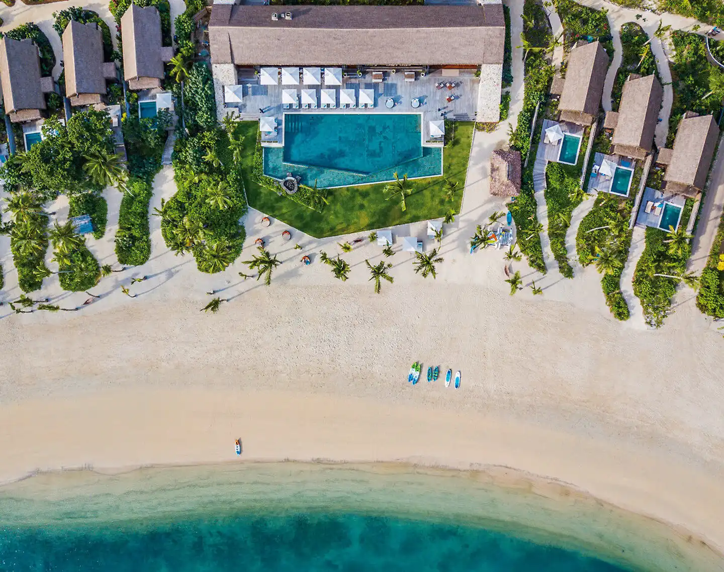 Six Senses Fiji Aussenansicht