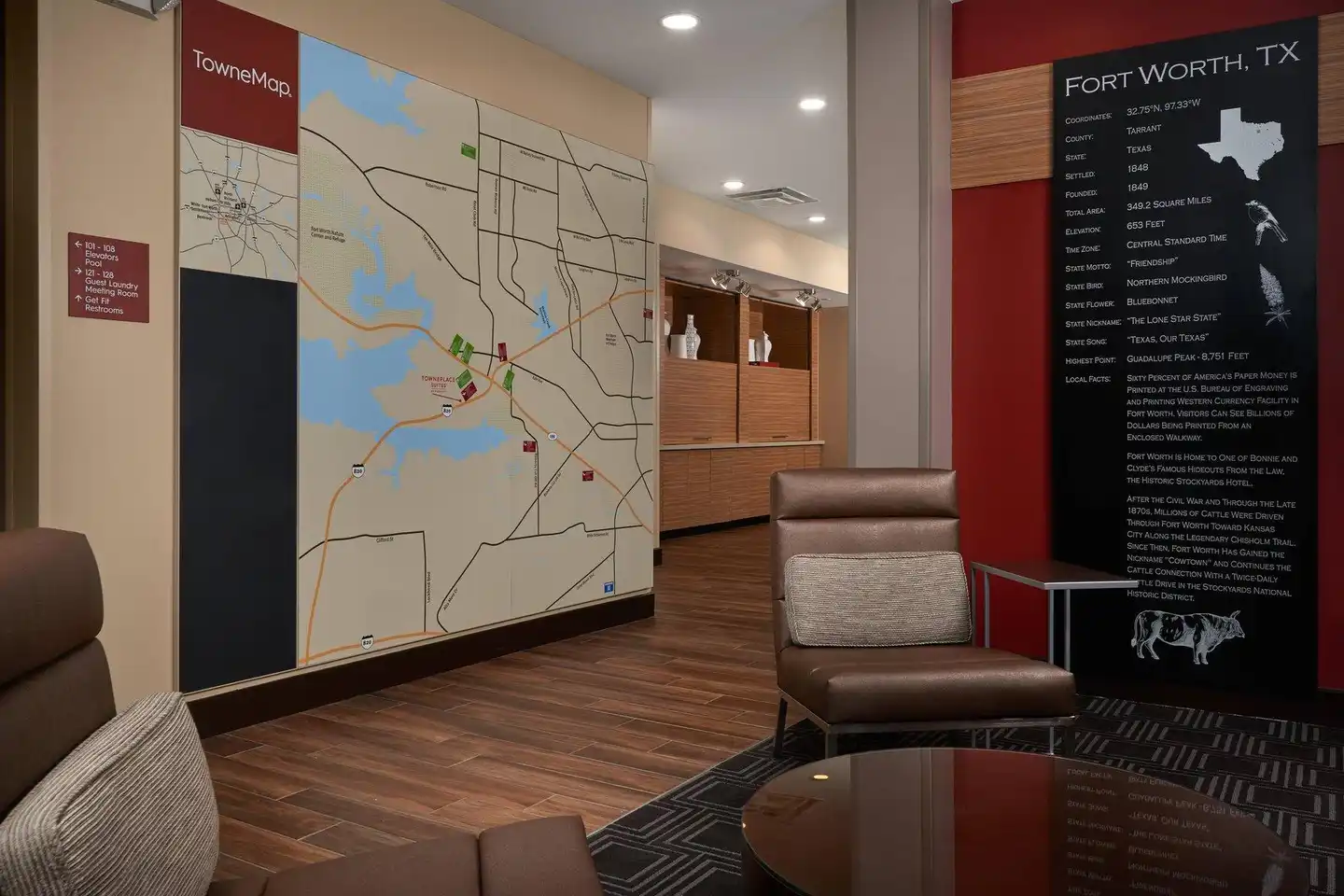 TownePlace Suites by Marriott Fort Worth Northwest/Lake Worth Lobby