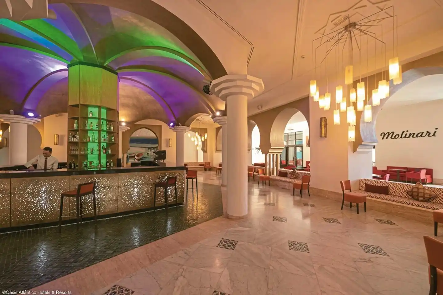 Oásis Saidia Palace & Blue Pearl Lobby