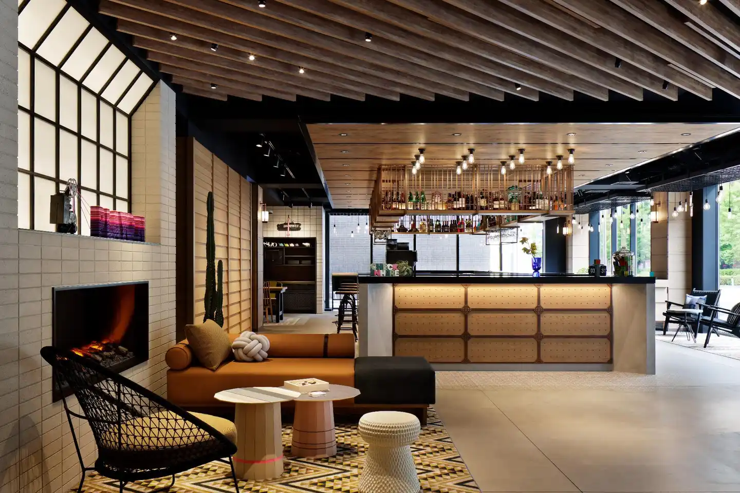 Moxy Kyoto Nijo Lobby