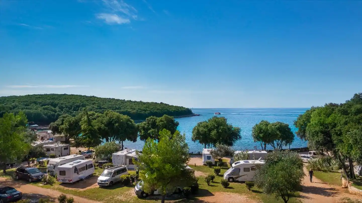 Maistra Camping Porto Sole Mobile Homes Garten