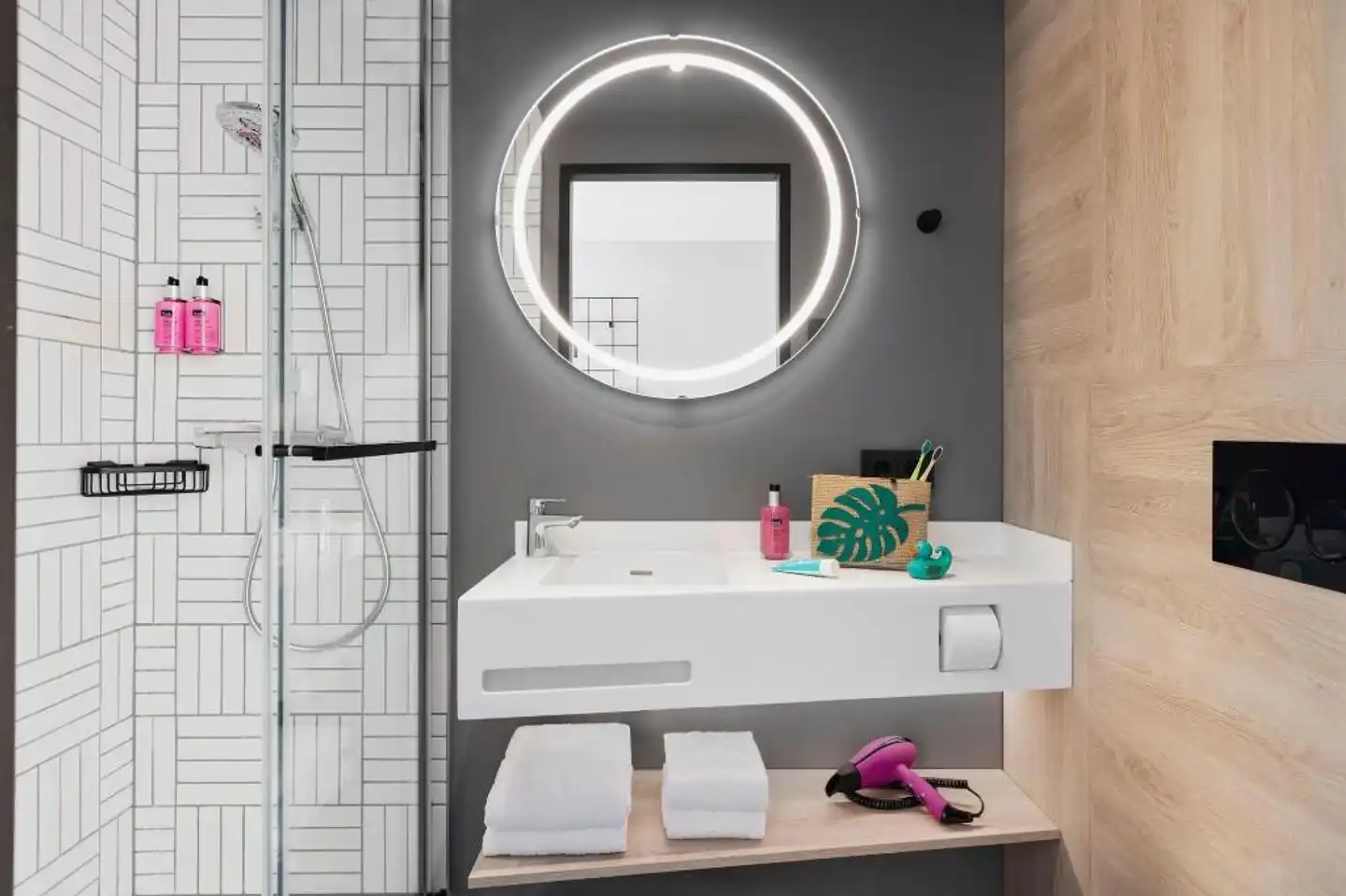 Moxy Vienna City East Badezimmer