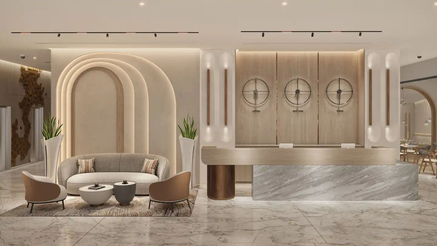 The First Collection Waterfront Lobby