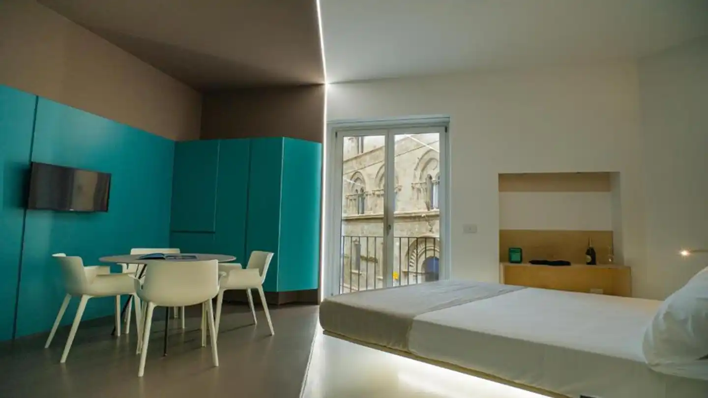 Five Place Design Suite & Apartments Badezimmer