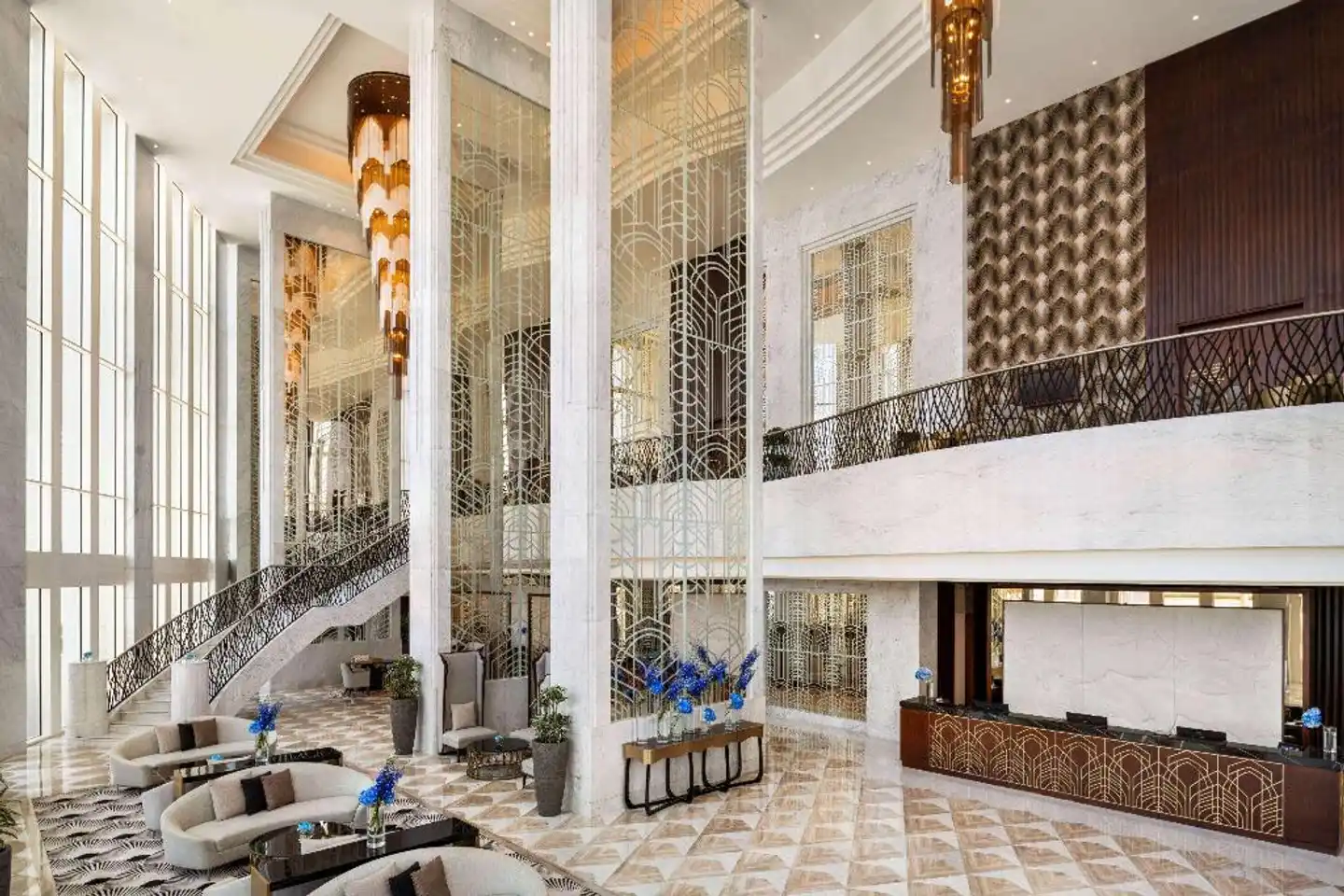 Wyndham Grand Doha West Bay Beach Lobby