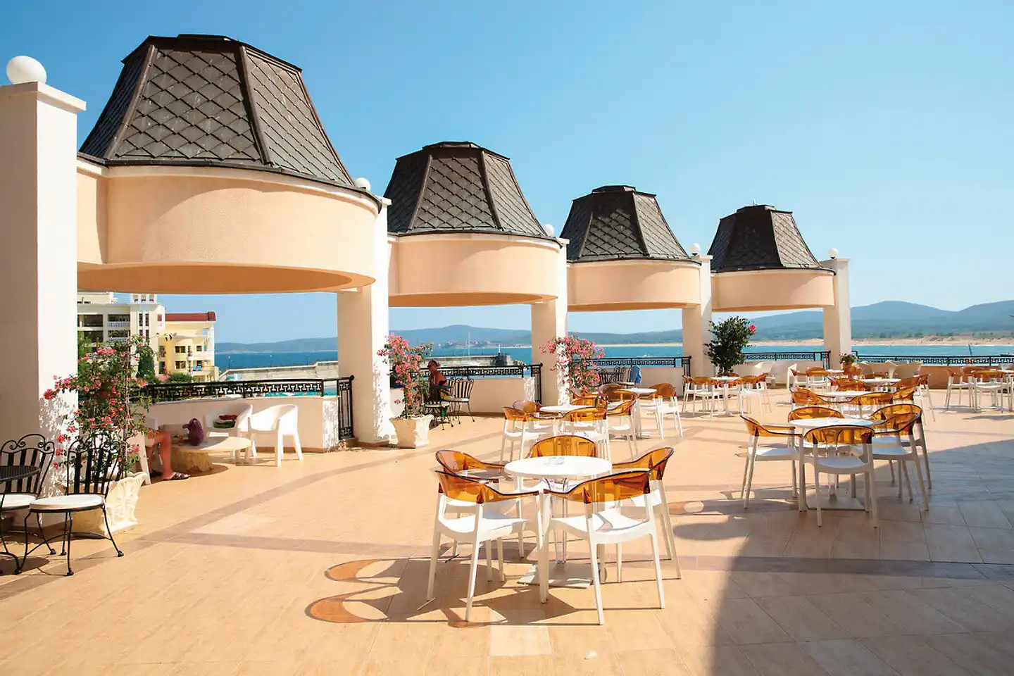 Duni Royal Resort Marina Beach Terrasse