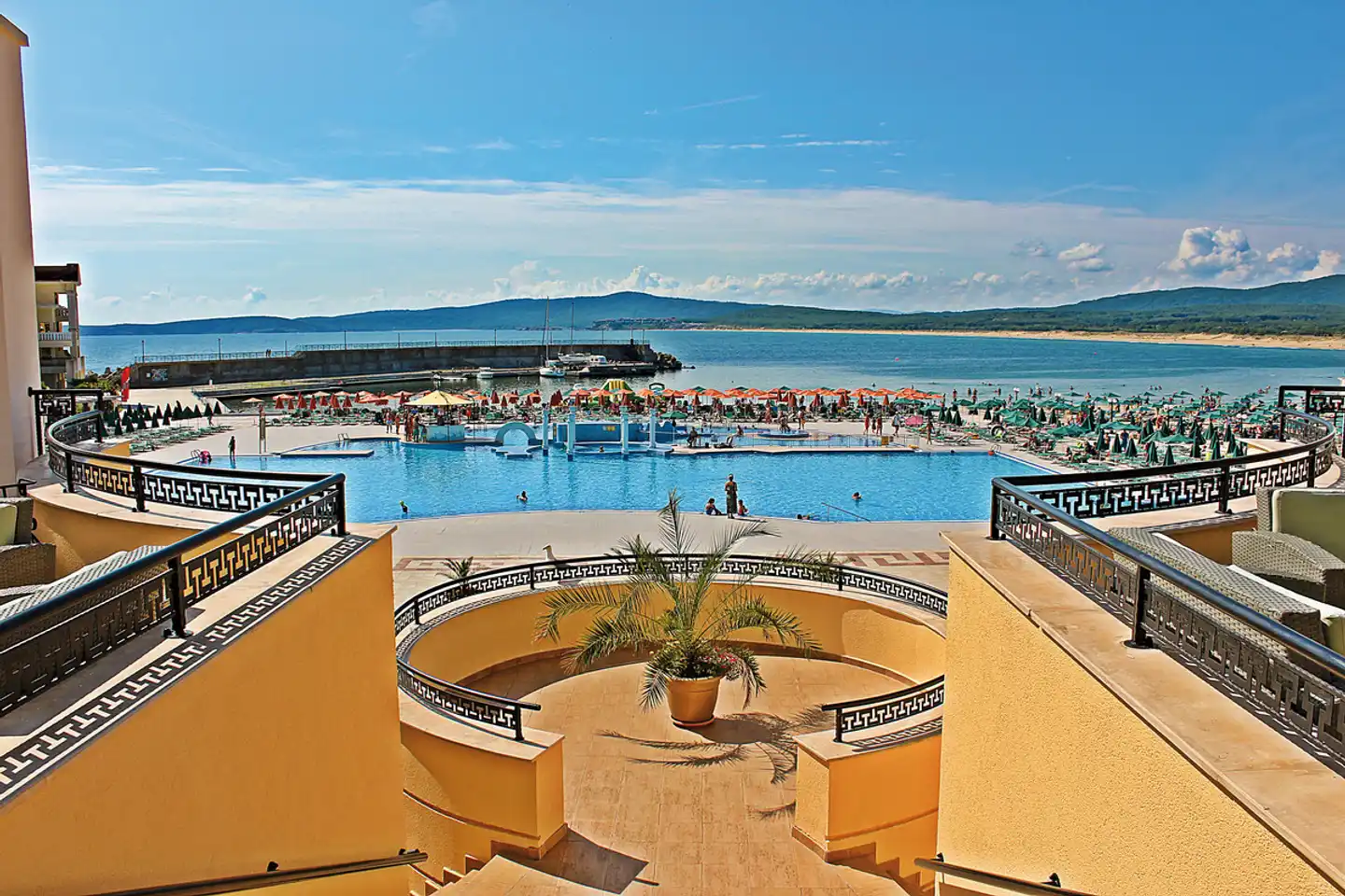 Duni Royal Resort Marina Beach Terrasse