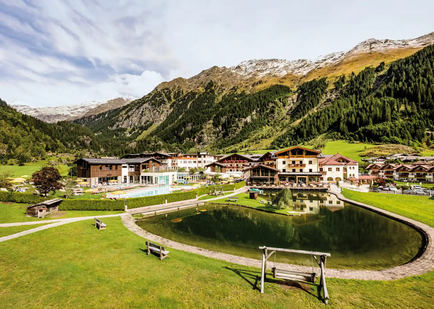 Schneeberg Family Spa Resort Garten