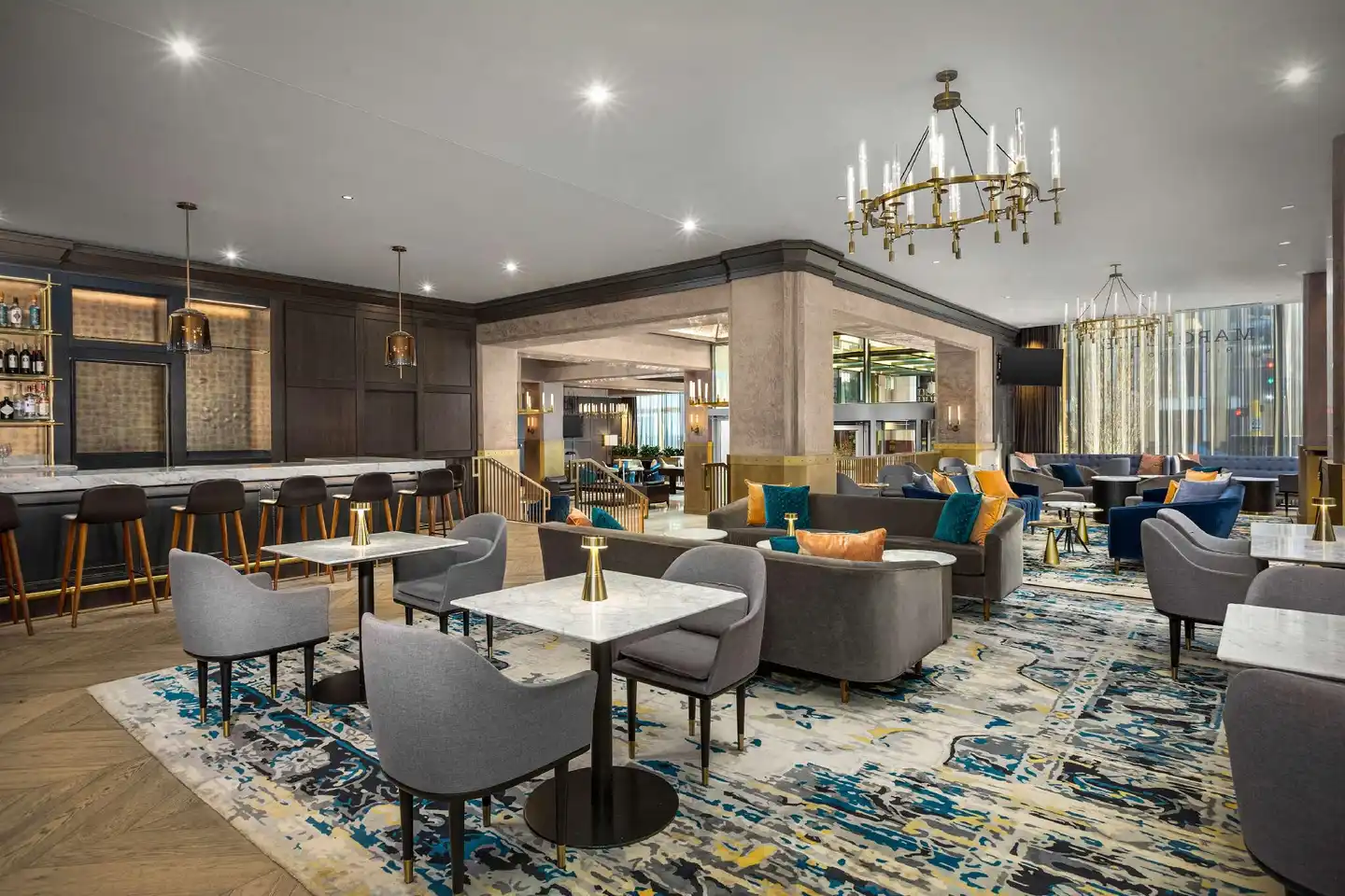 The Marquette Hotel Lobby