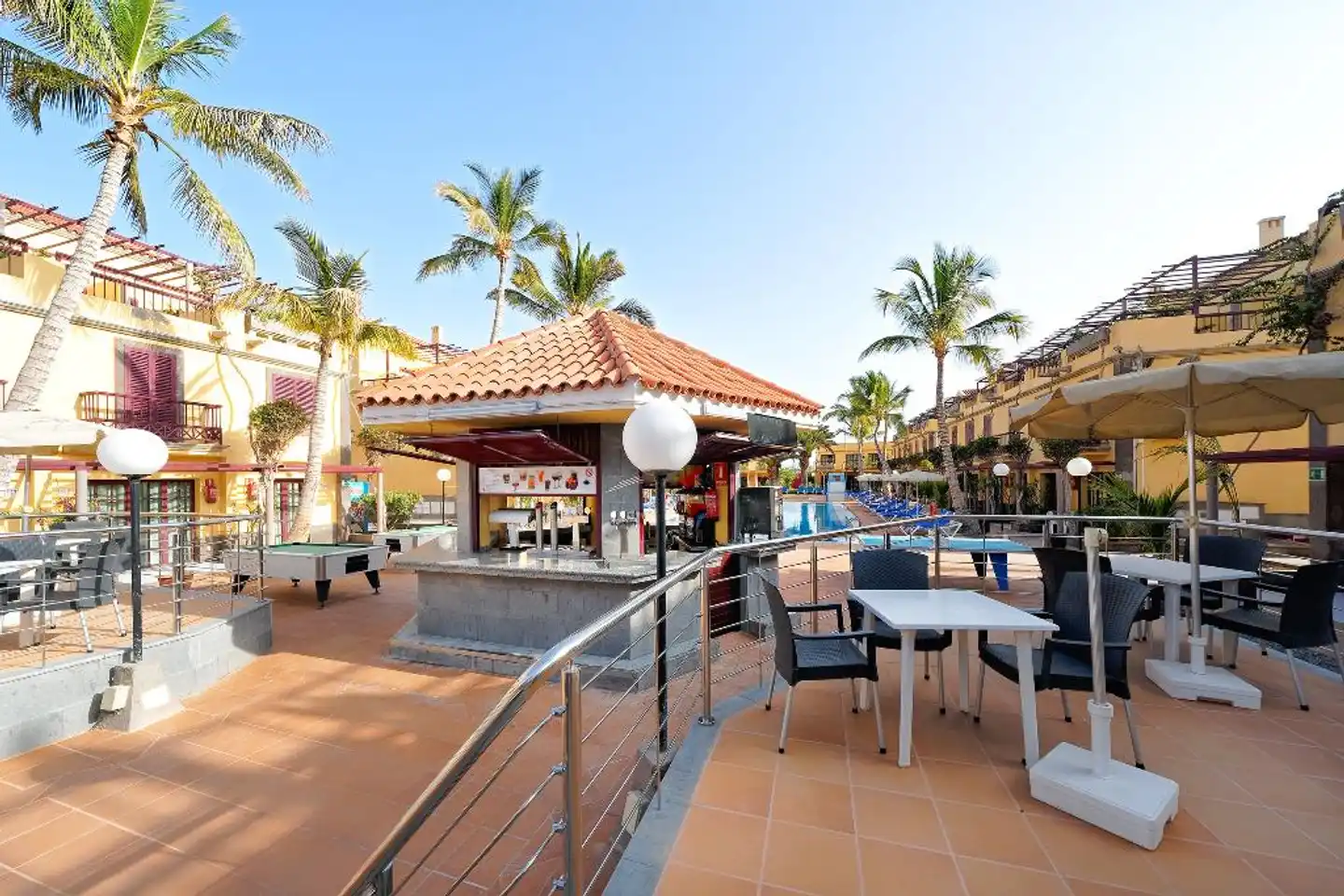 Bungalows Maspalomas Oasis Club Terrasse