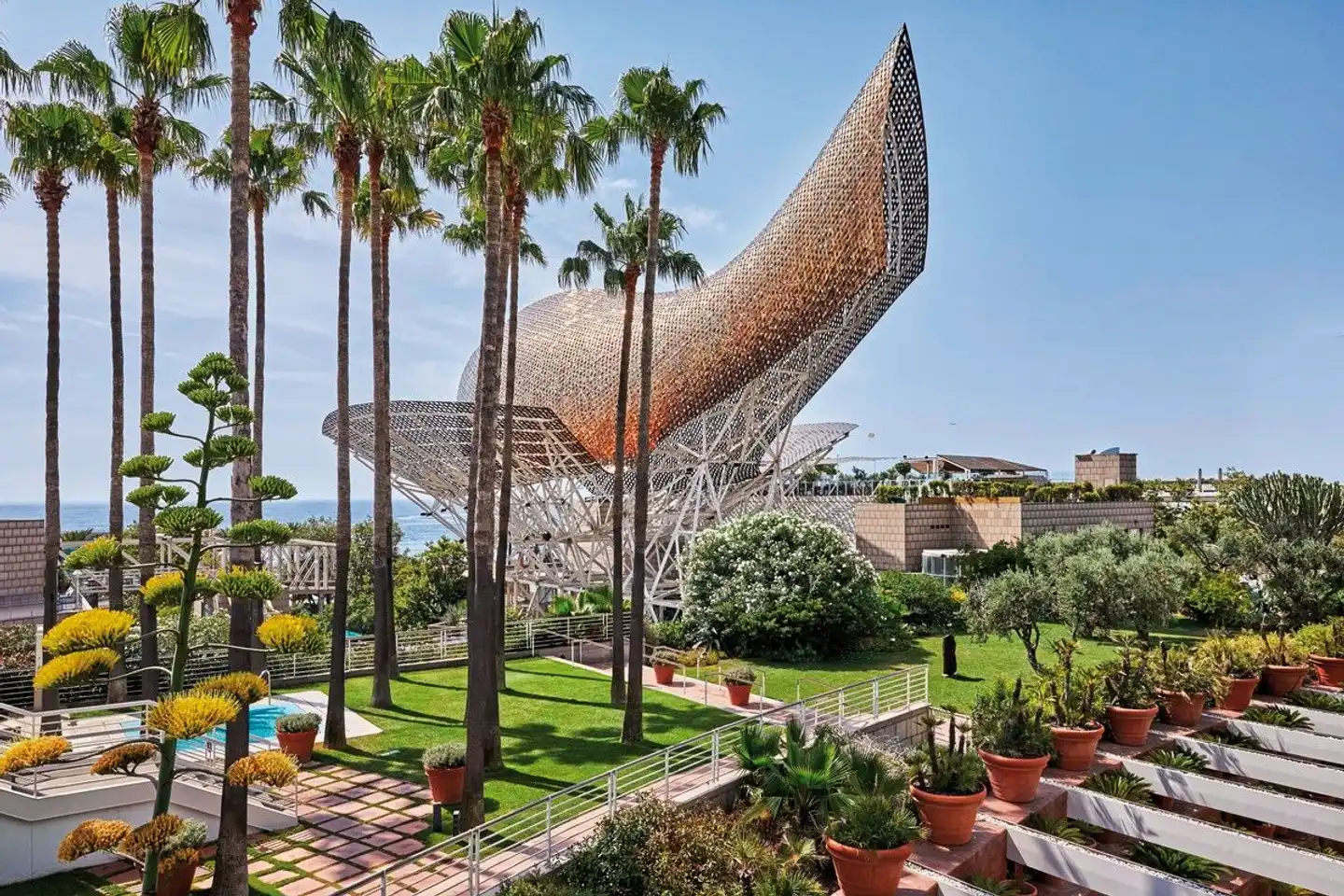Hotel Arts Barcelona Garten