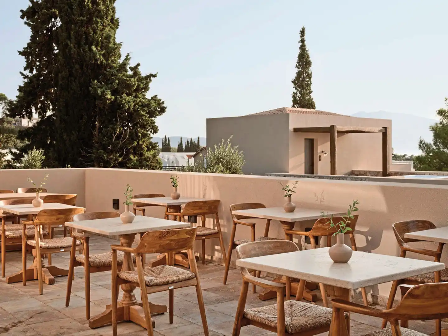 Pierros Verde Private Suites Terrasse