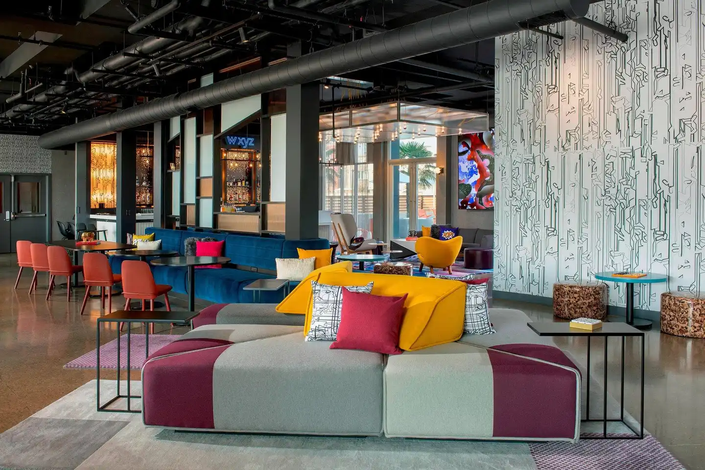 Aloft Indianapolis Downtown Lobby