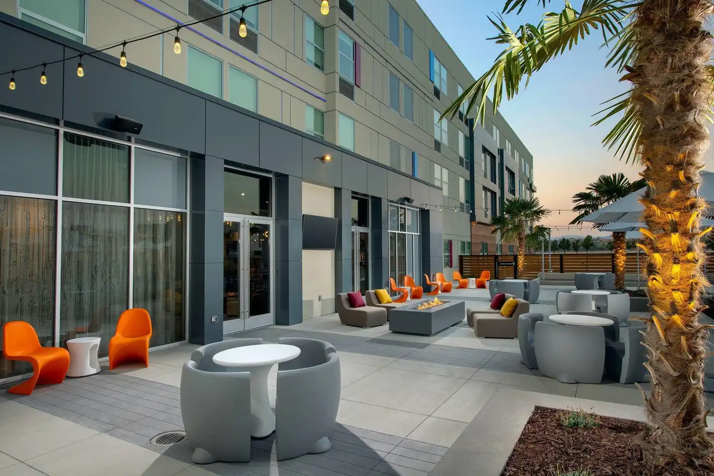Aloft Indianapolis Downtown Terrasse