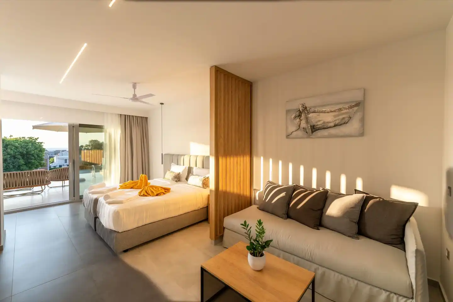 Thimios Acharavi Suites Wohnbeispiel