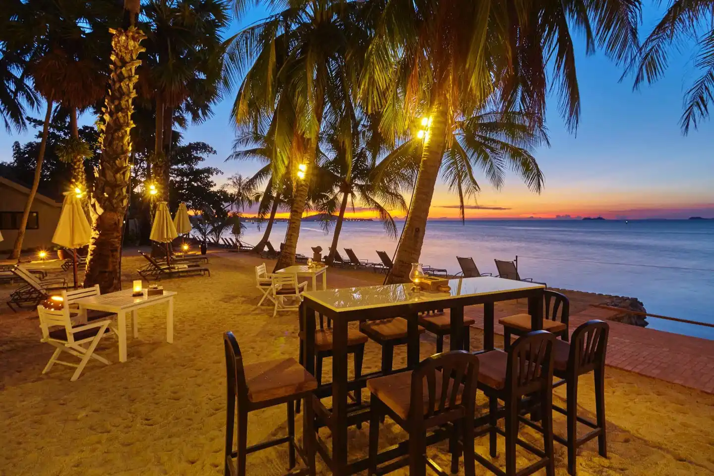 Paradise Beach Resort Terrasse
