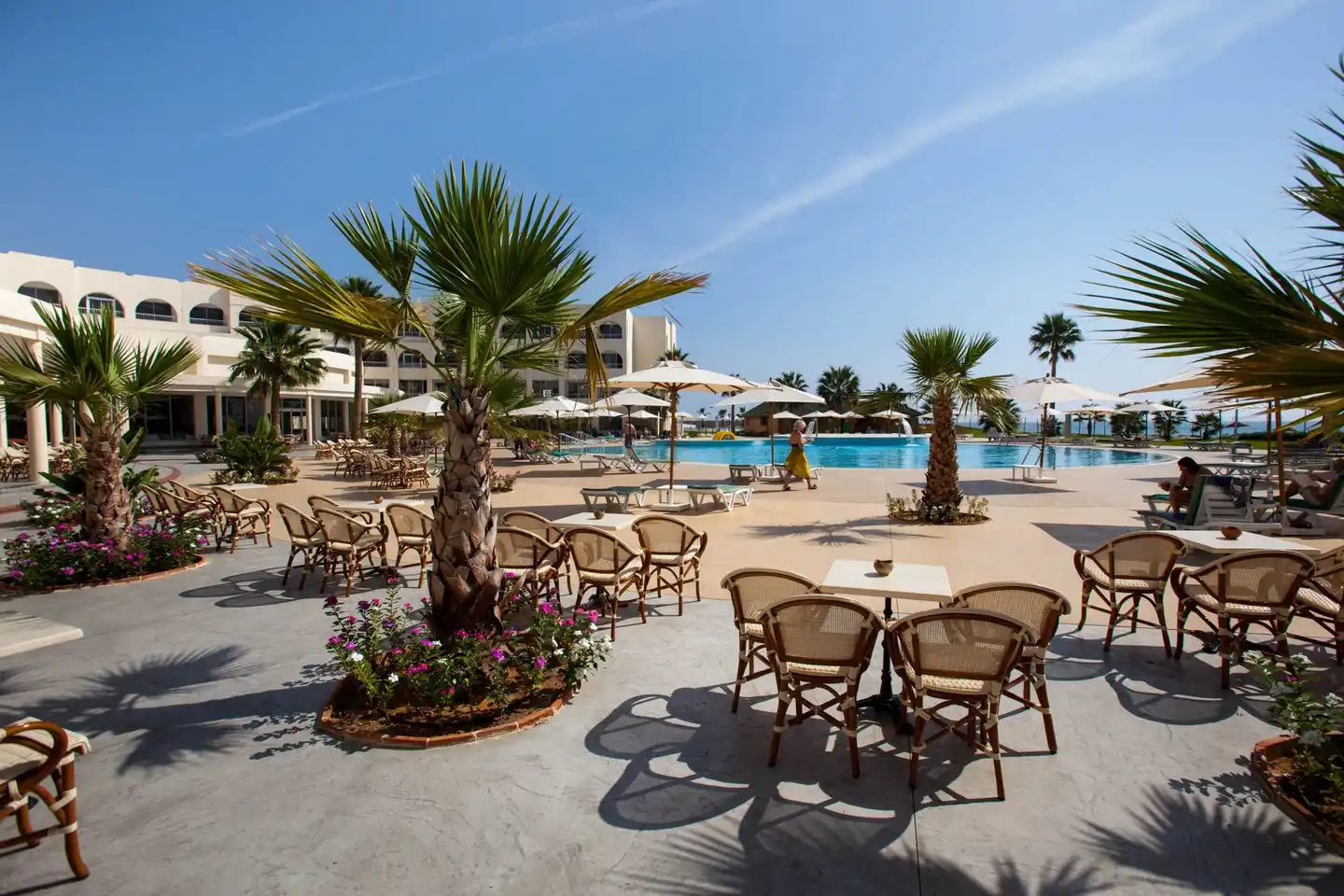 Khayam Garden Beach & Spa Terrasse