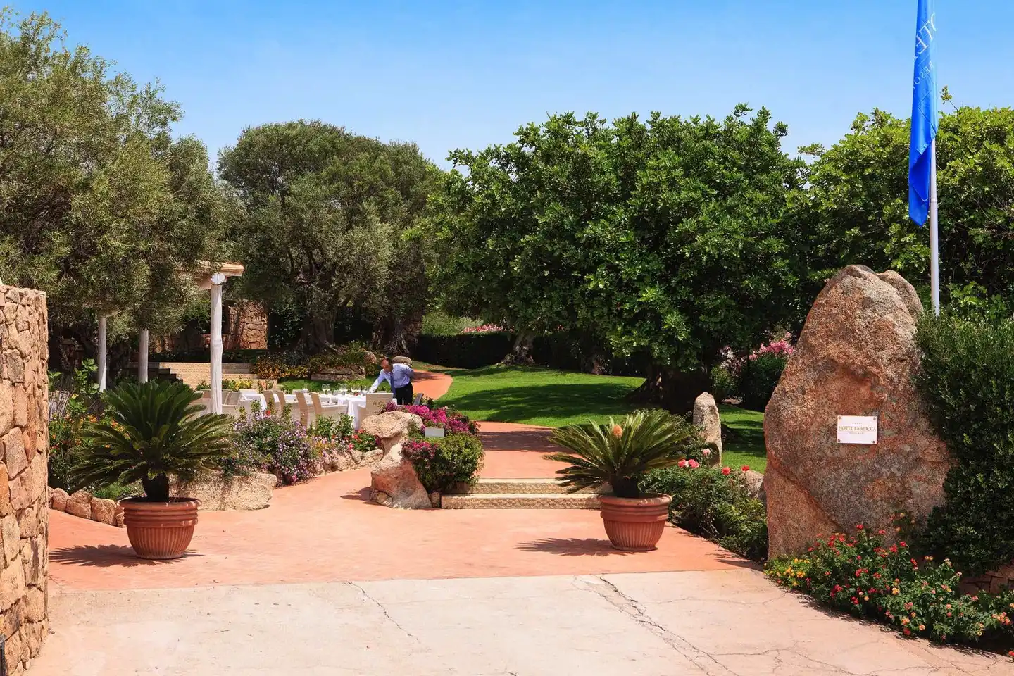 Hotel La Rocca Resort & Spa Garten
