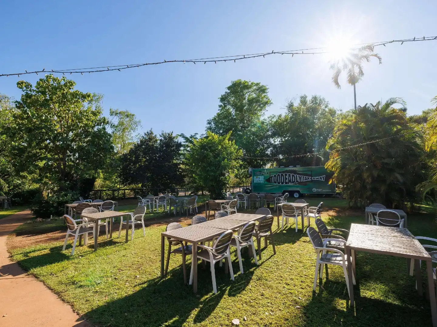 Cooinda Lodge Kakadu Garten