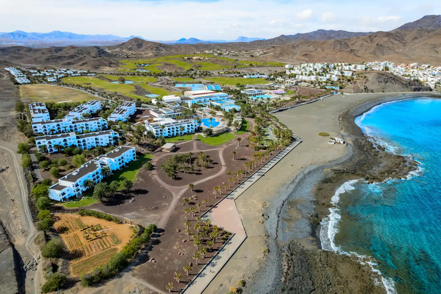 Playitas Hotel Luftaufnahme