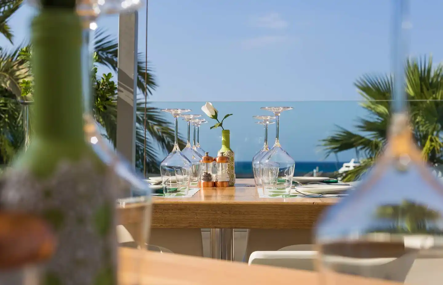 Vrissaki Beach Hotel Terrasse