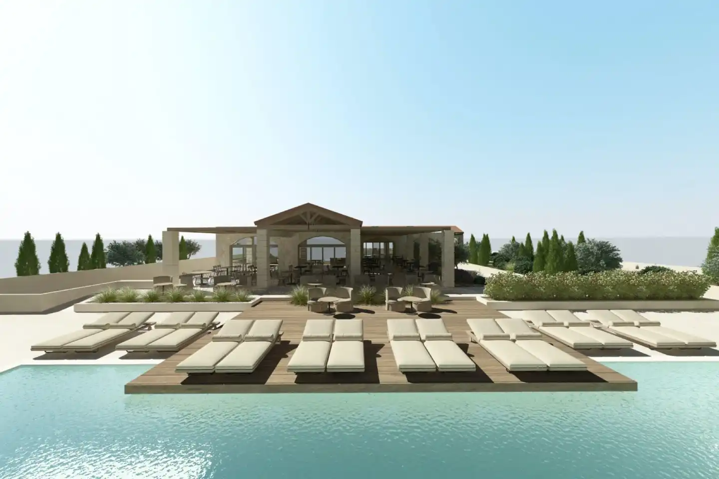 The Yard Corfu Pool