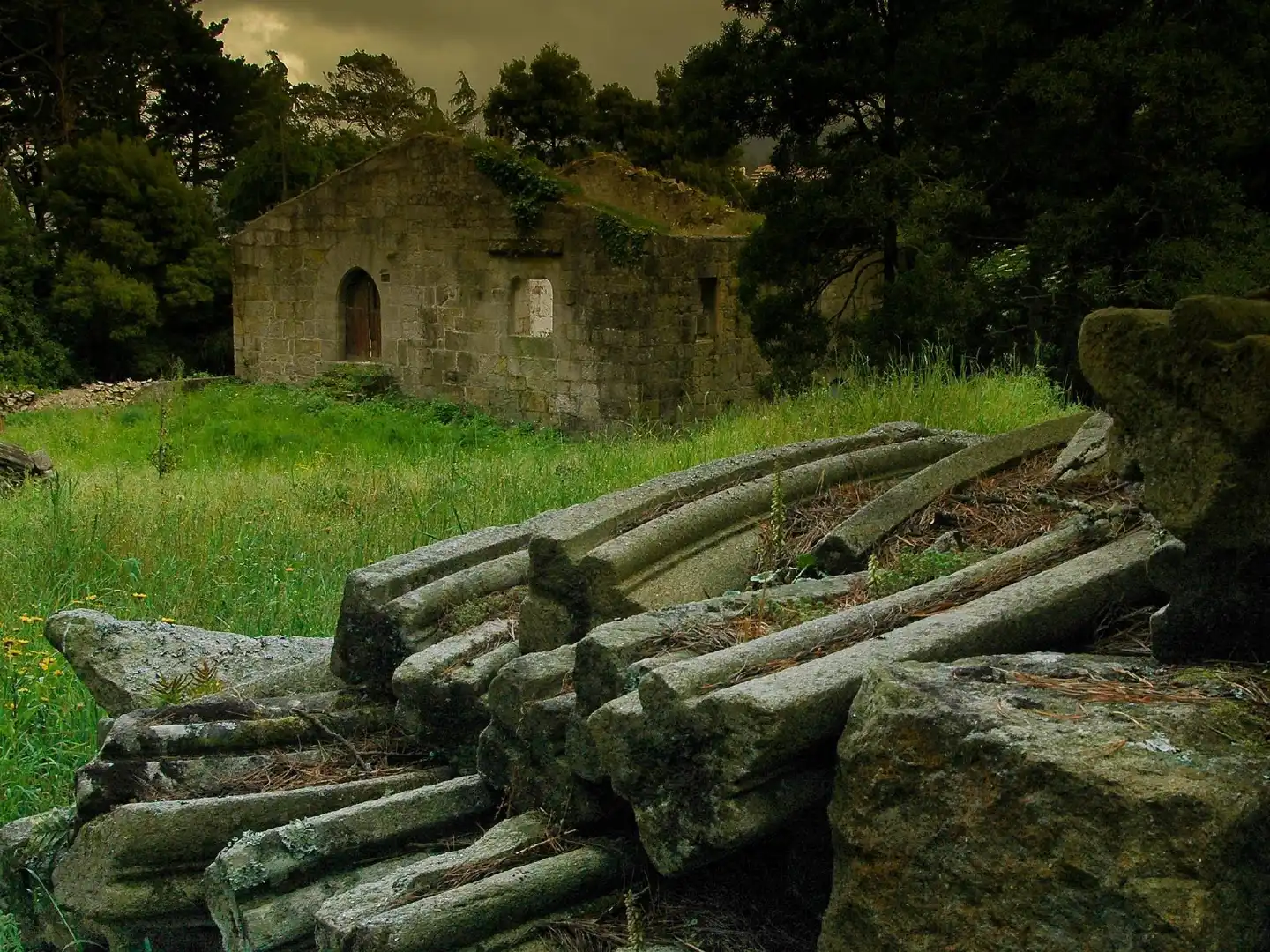 Parador de Baiona Garten