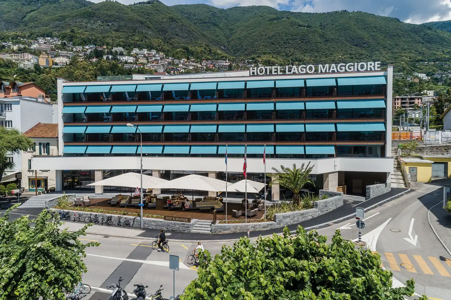 Hotel & Lounge Lago Maggiore Aussenansicht