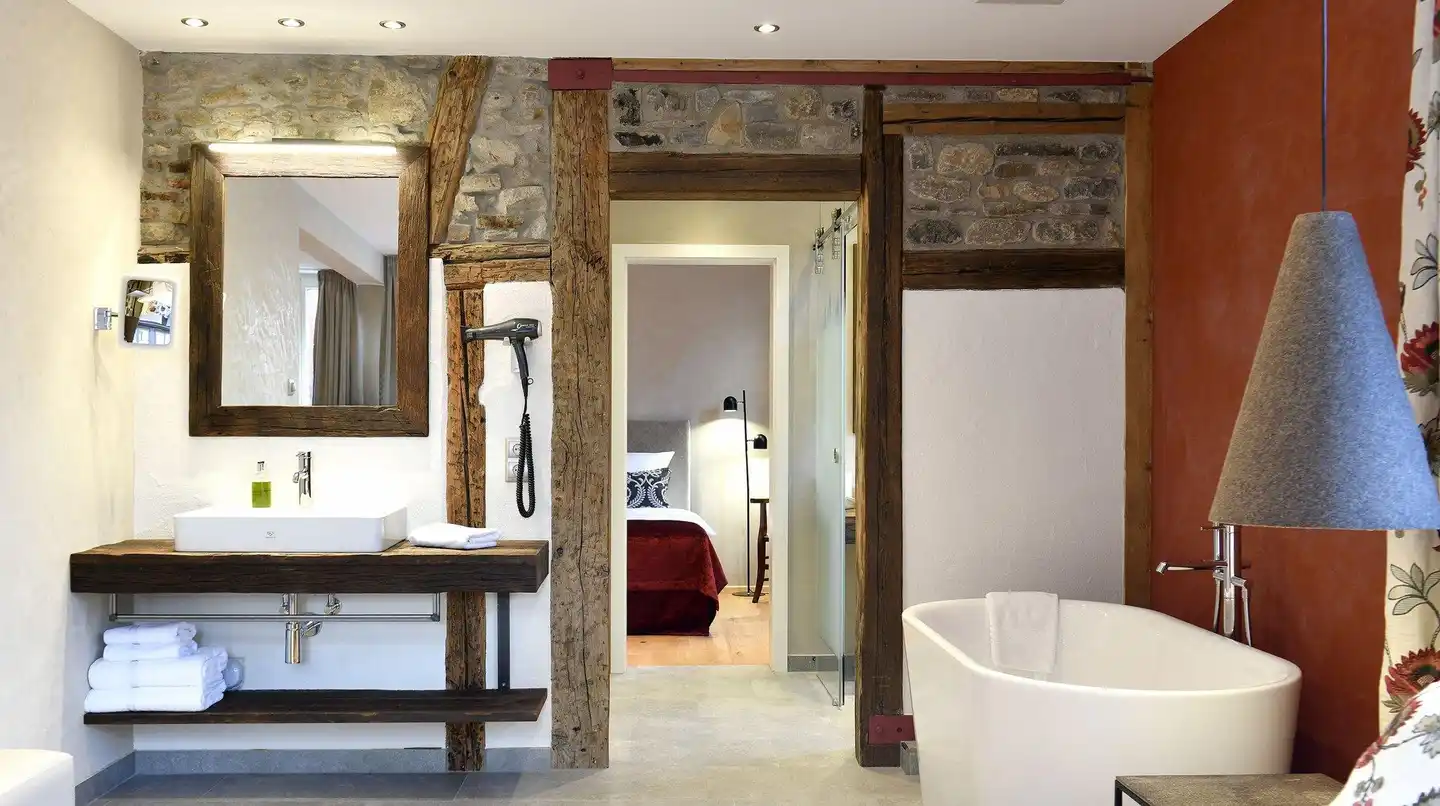 Romantik Hotel Markusturm Badezimmer