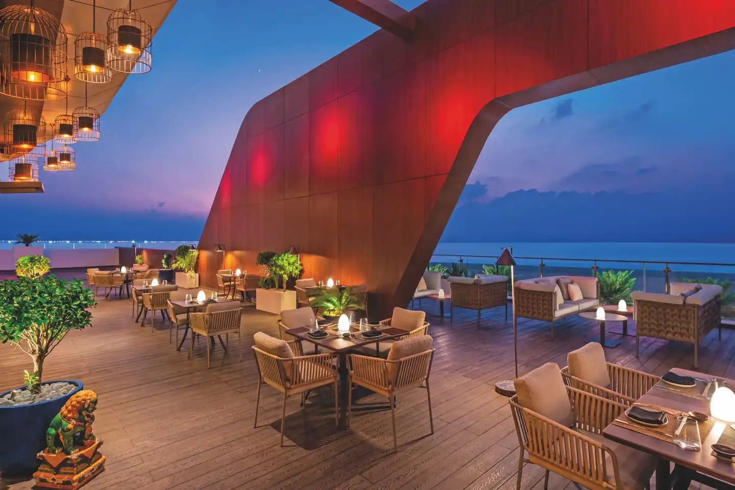Hampton by Hilton Marjan Island Terrasse