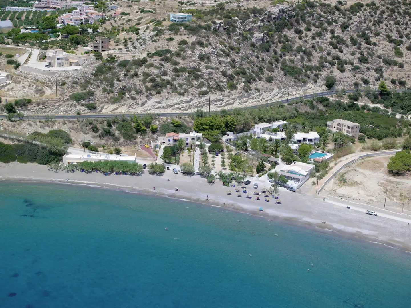 Avra Beach Landschaft