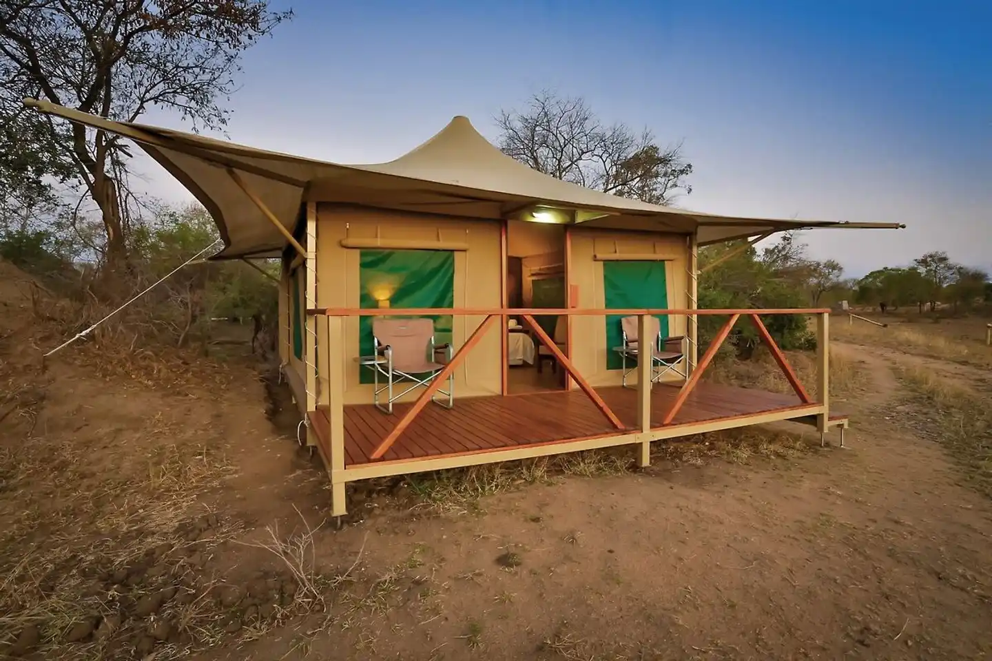 Tangala Safari Camp Aussenansicht