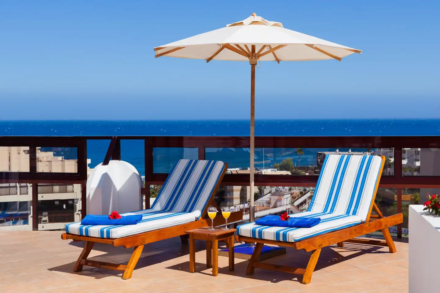 Seaside Sandy Beach Terrasse