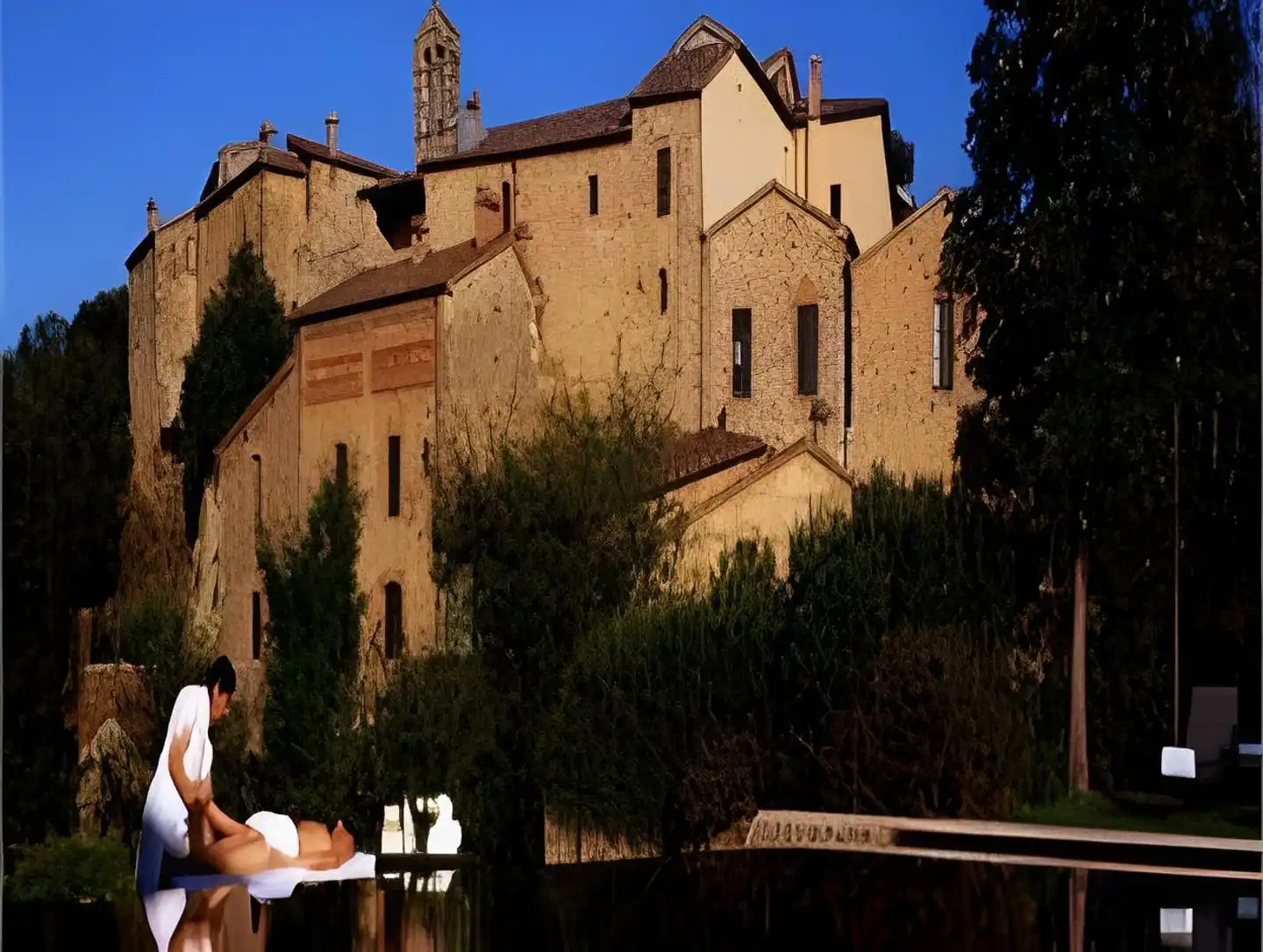 Castel Monastero Aussenansicht