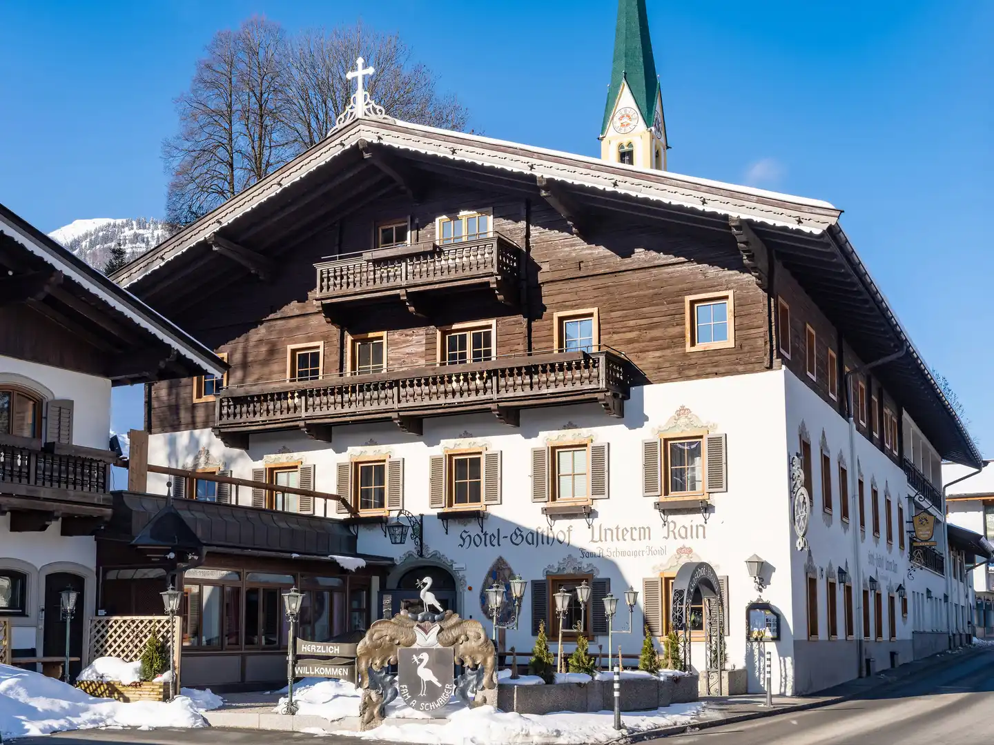 Alpen Glück Hotel Unterm Rain Aussenansicht