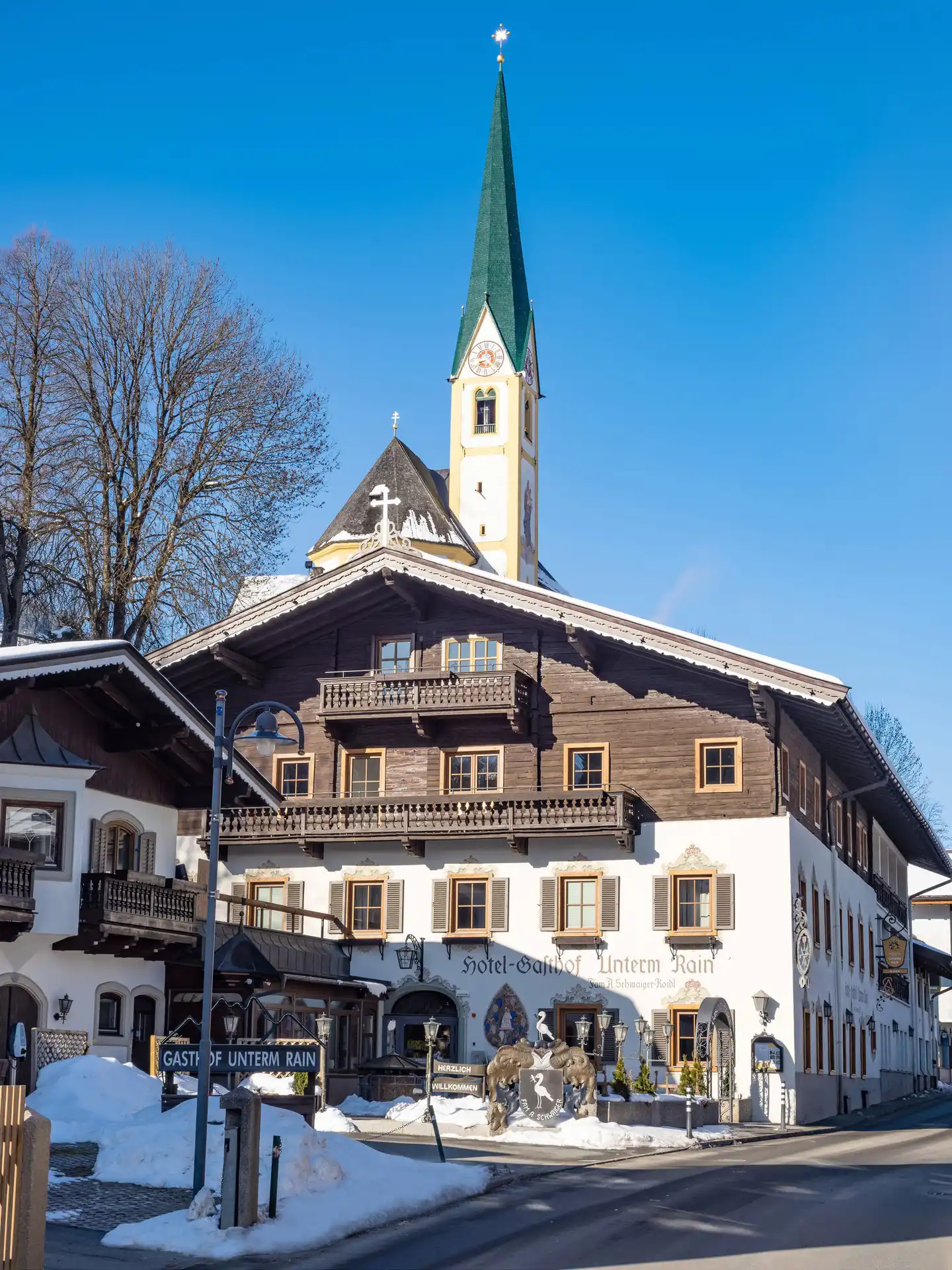 Alpen Glück Hotel Unterm Rain Aussenansicht